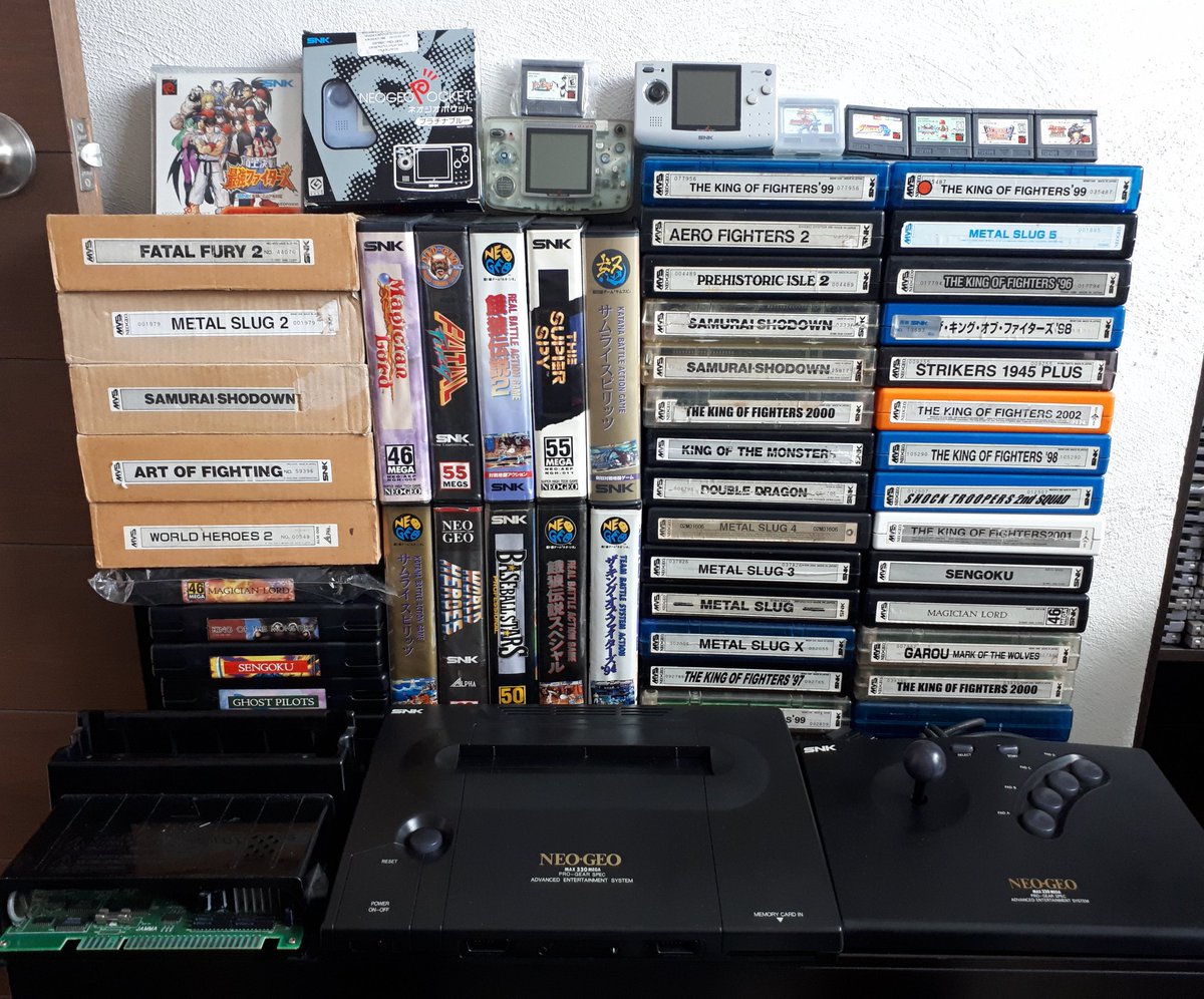 defthead's tweet photo. NEO•GEO
_______
#neogeo #snk #playmore #eolith #kof #metalslug #aerofighters2 #strikers1945plus #metalslug #neogeoaes #neogeomvs #aes #mvs https://t.co/Fv6C1lMsiM