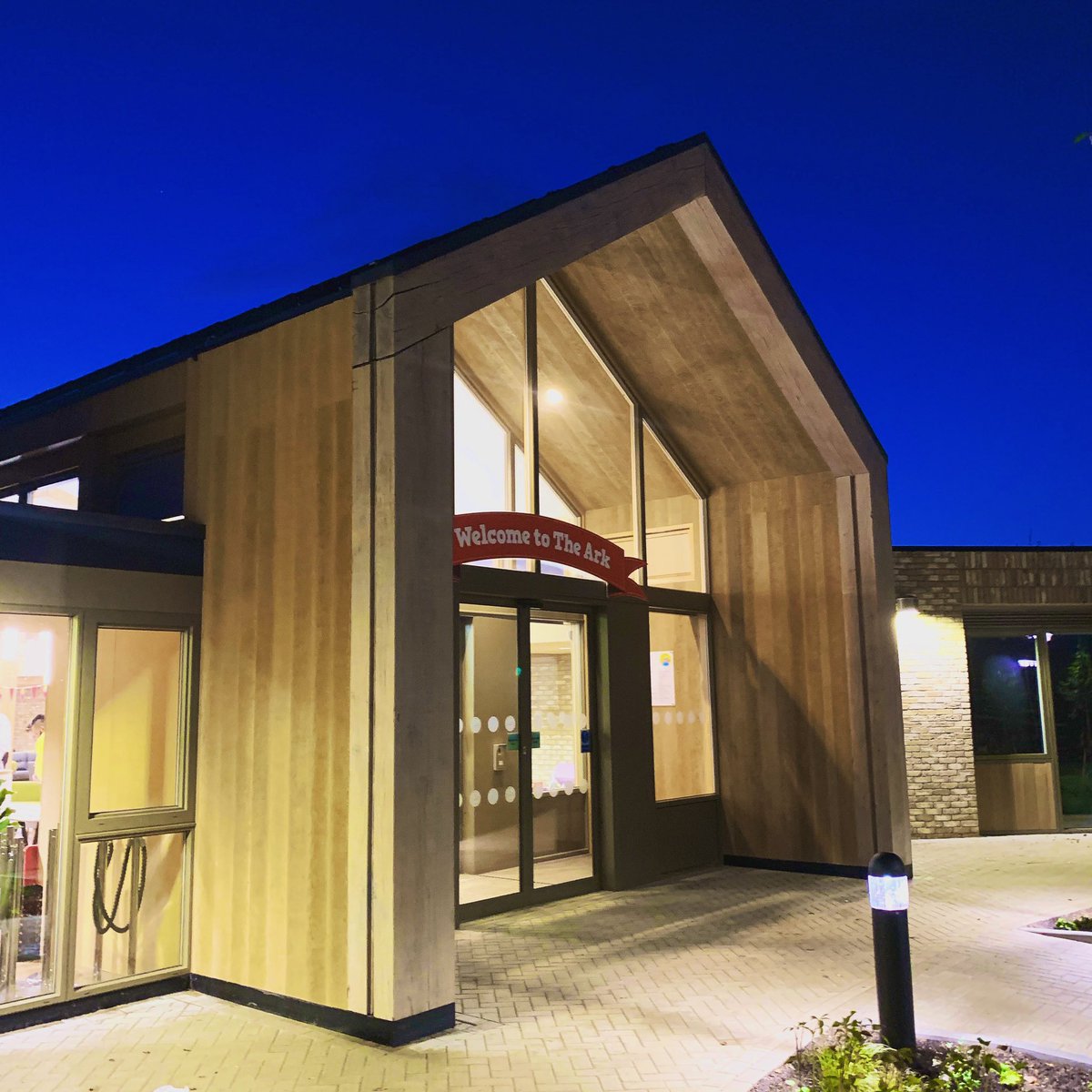 Doorview's tweet photo. A real privilege to attend the opening of such a phenomenal building tonight, everyone involved should be incredibly proud of their work and efforts that will bring joy to little ones who need it most.@8build @squirepartners @gensler_design  @NoahsArkHospice https://t.co/o1UNxhsg1m