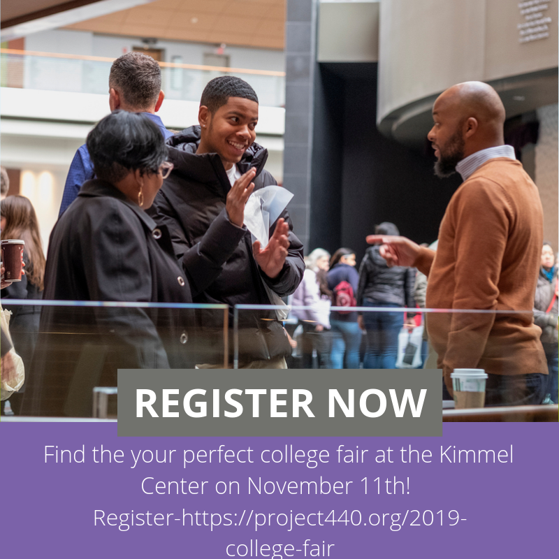 P440's tweet photo. Join us on November 11th to find YOUR school! #Project440 #P440collegefair #P440 https://t.co/YBd6tR1SiK
