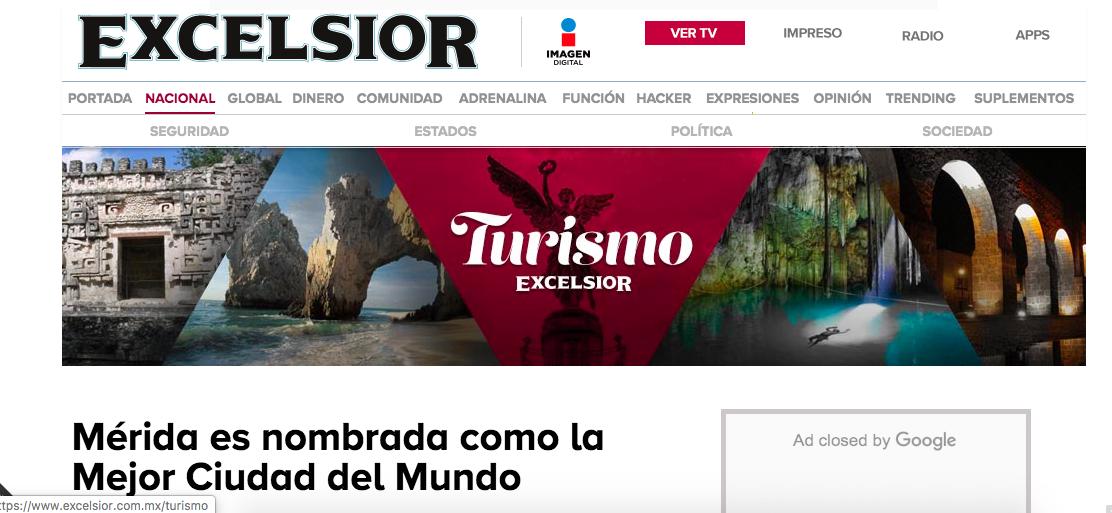 La repercusión del nombramiento  de "Mérida como la mejor ciudad para viajar en el 2019" está en todos lados ¿Qué esperas para realizar tus eventos en este espectacular sitio? #CondeNastTraveler 
#VisitYucatan #MejorCiudadDelMundo #BestSmallCityInTheWorld #2019ReadersChoiceAwards