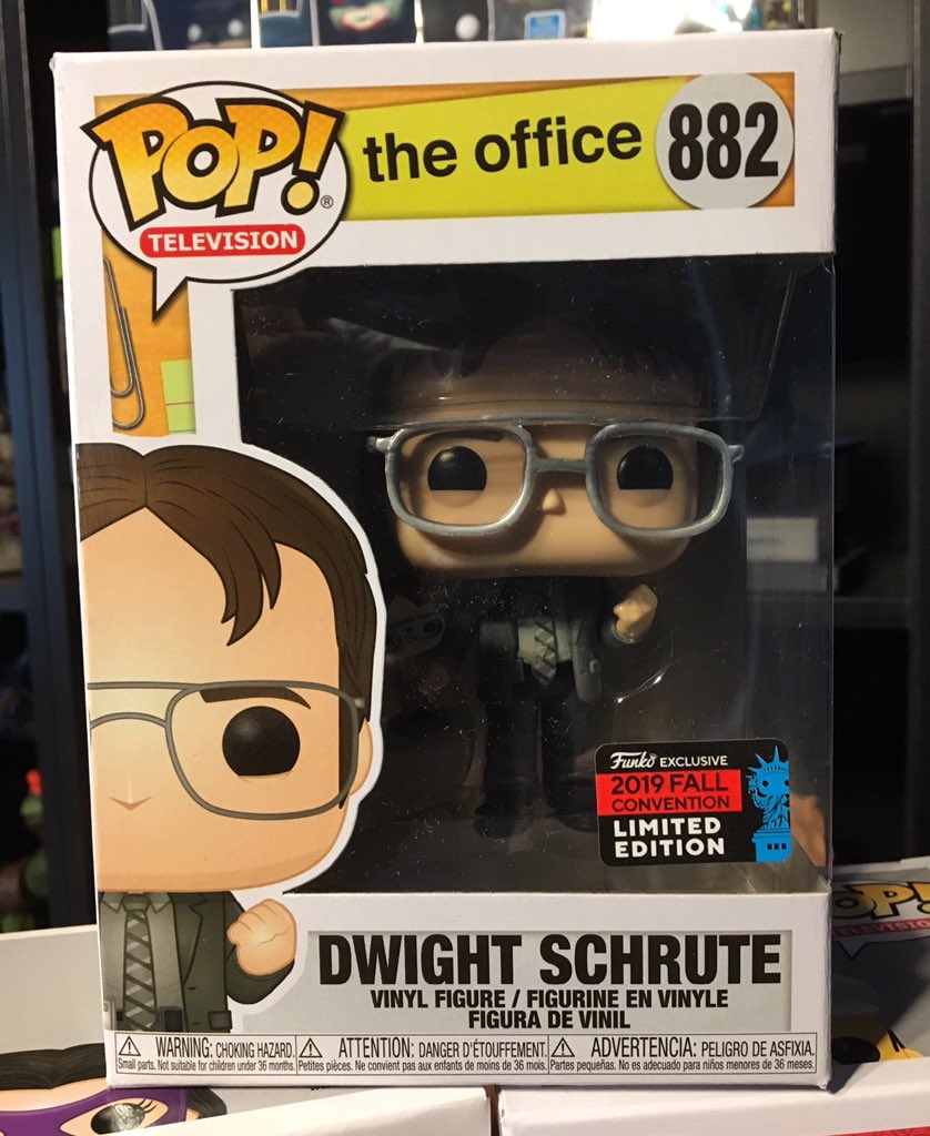FunkoPopHunters's tweet photo. NYCC/Amazon Dwight Pops are arriving! https://t.co/FTOpSgXTEu