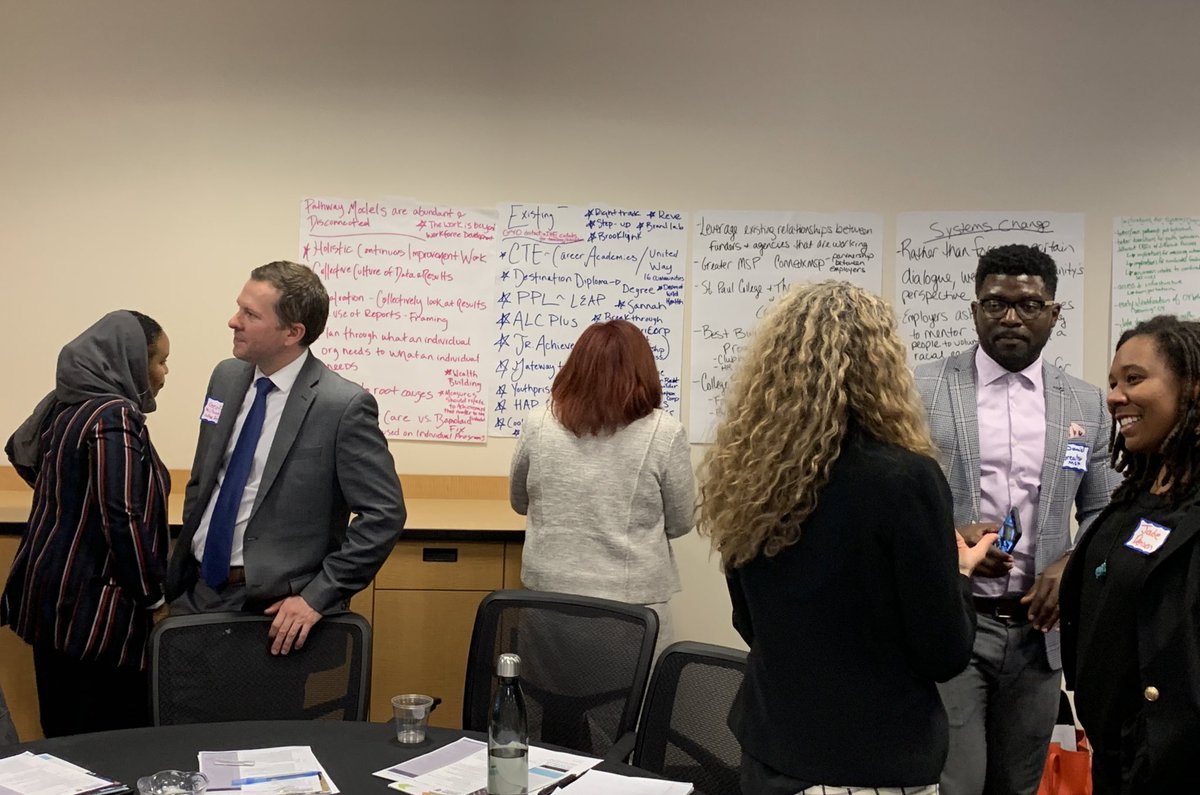 Youthprise's tweet image. An engaging table talk developed into an interactive gallery walk! 
Conversations centered around "existing initiatives to be leveraged, pathway models to build upon and implications for system change" ✨
#OpportunityYouth #AFCS #OYIF