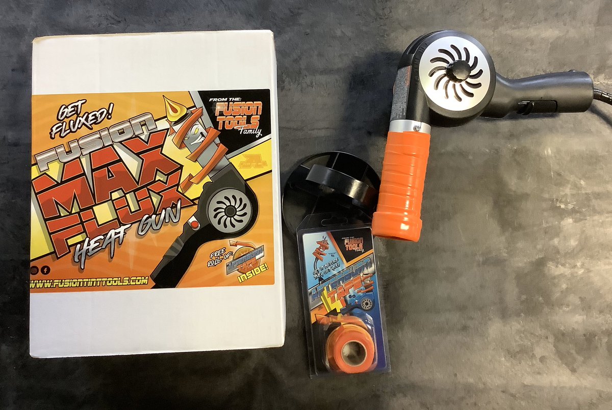 Interwest_Tools's tweet image. The new Fusion Max Flux Heat Gun!!  You want them! We have them!! Order yours today! #maxflux #fusiontools #interwesttools