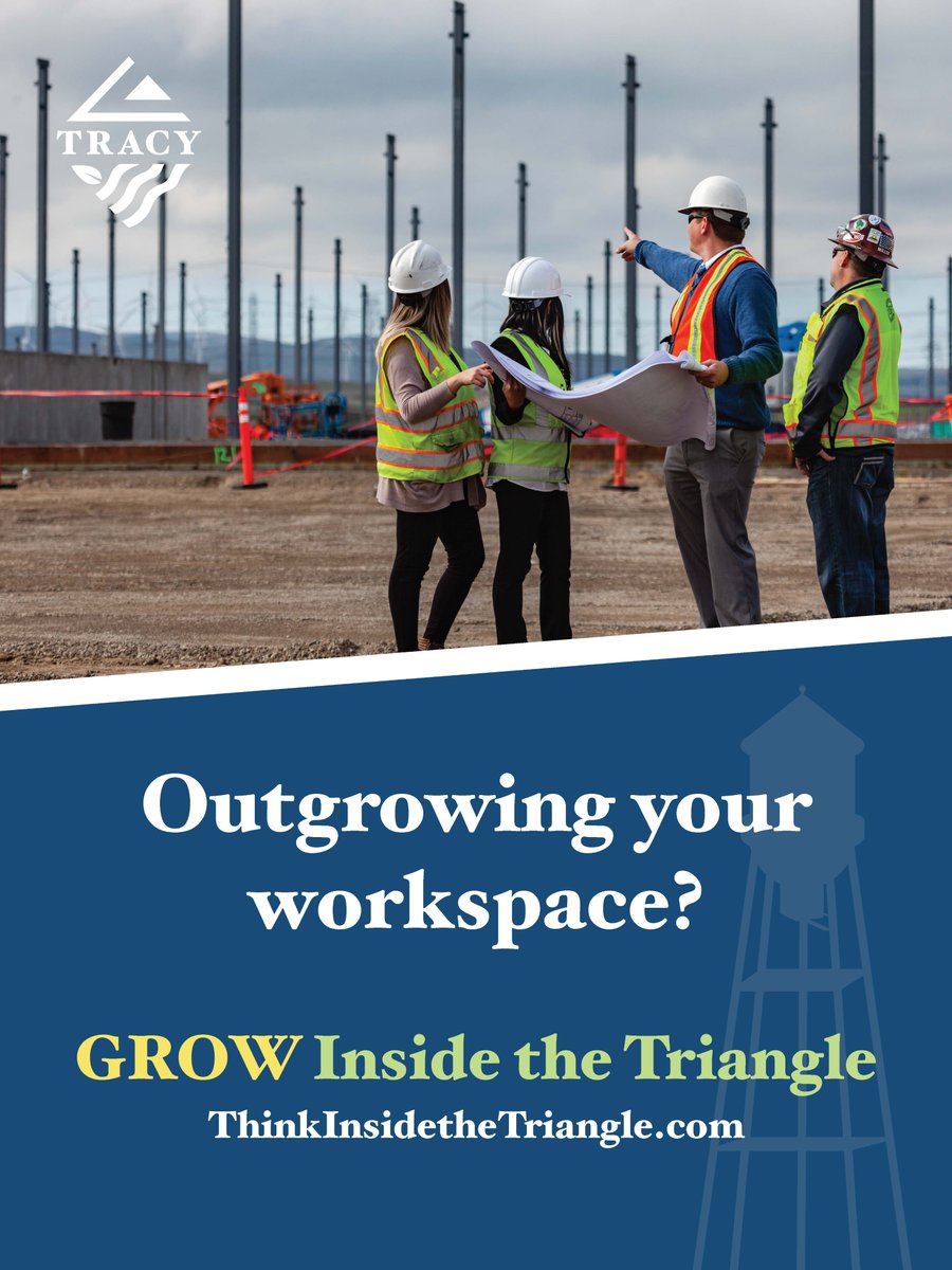 cityoftracy's tweet image. Is your business outgrowing its workspace? Consider #TracyCA in your expansion and relocation plans! Learn how your business can thrive #InsidetheTriangle: thinkinsidethetriangle.com  

#CityofTracy #economicdevelopment #business #siteselection #greatersiliconvalley #bayarea #tech