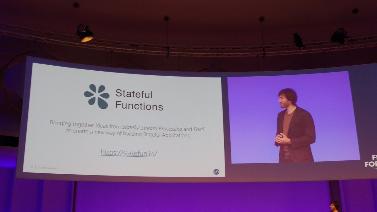 anskarl's tweet photo. First day of #flinkforward conference was amazing. I had the chance to attend enlightening presentations regarding stateful functions, SQL, CEP, fraud detection and machine learning. I am looking forward for tommorow's presentations. https://t.co/x9Z0Qlb4ZJ