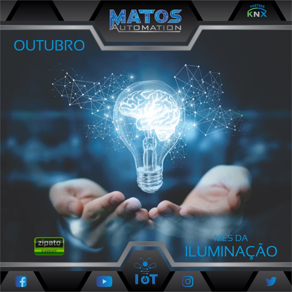 MatosAutomation's tweet image. Iluminação inteligente com KNX