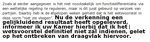 Felicitatie aan de verpleegkundigen. Het massale verzet heeft geloond. Wet #BIG2 definitief van tafel. Minister dient deze niet in blijkt uit brief aan Kamer.