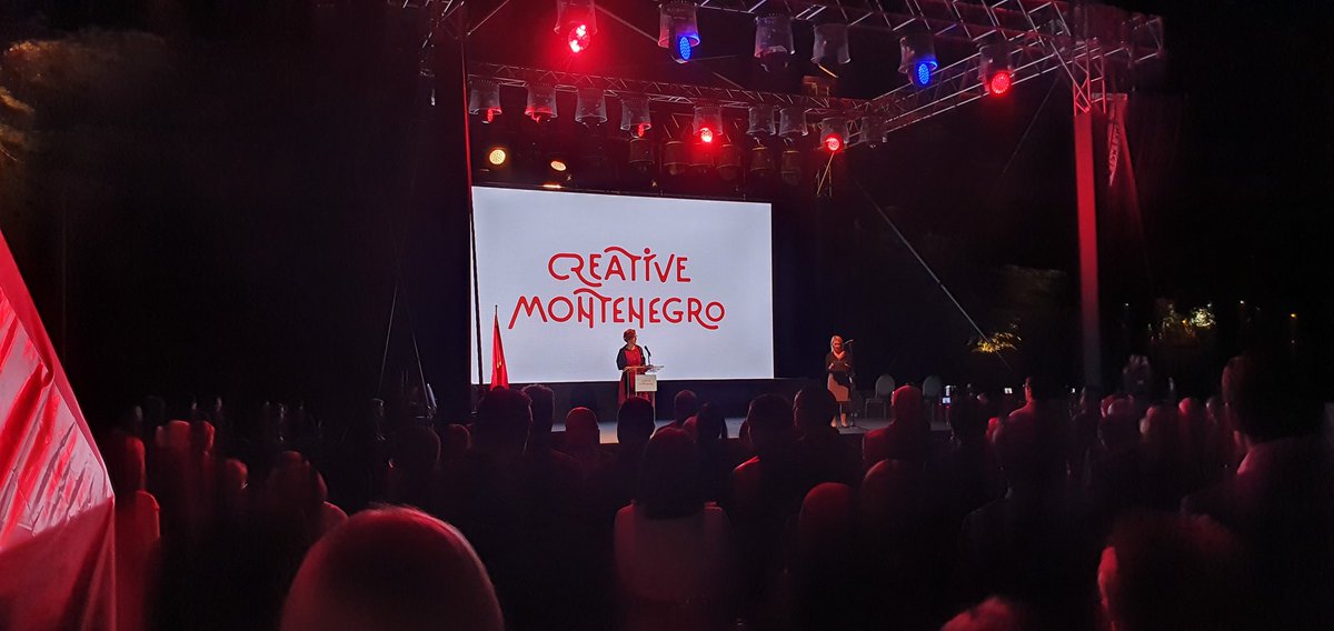 UNDP_Montenegro's tweet photo. "Creative industry opens up new horizons. It helps shift to digital economy, enables transition from grey to green economy, generates income & jobs and yields innovative solutions to activate youth" - says @d_gasparikova at the opening of the #CreativeMontenegro Exhibition. https://t.co/bOTYehL1fD