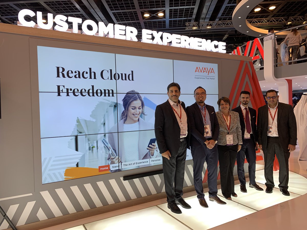 yaser_alzubaidi's tweet image. Discover the #ArtofExperience with Avaya OneCloud at #GitexTechWeek2019