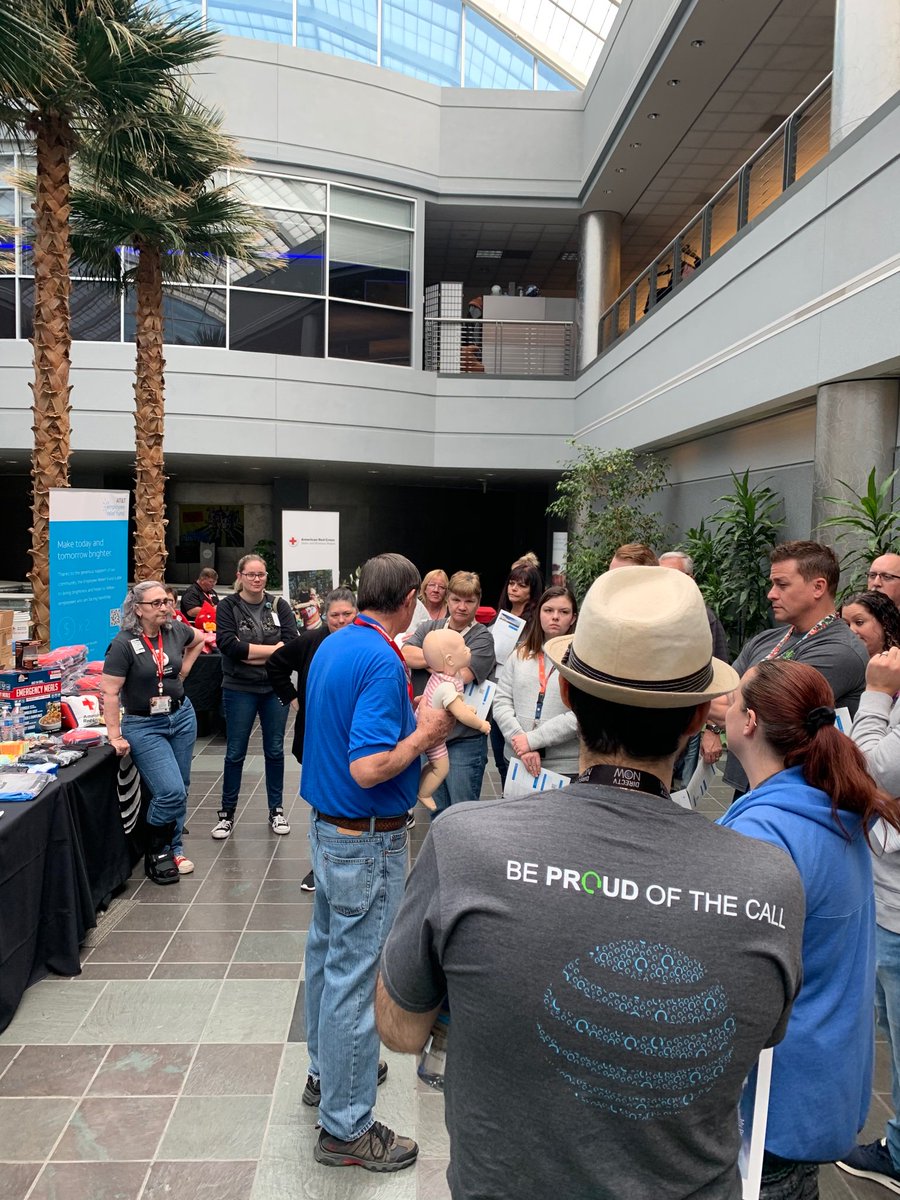 THENEWBLUEBOISE's tweet photo. Day 2: Happy Customer Service Week! 
Employees Preparedness Event! #BeProud #ATTCLG https://t.co/5JSD4iqVbR