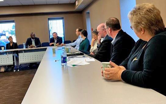 MEDC's tweet photo. @LtGovGilchrist @NorthernMichU @InventatNMU At @mtecsmartzone in Houghton, @LtGovGilchrist learned how the relationship between @michigantech and an emerging entrepreneurial ecosystem are driving the development of the U.P.'s high-tech economy. https://t.co/XRJfdVu1Kj