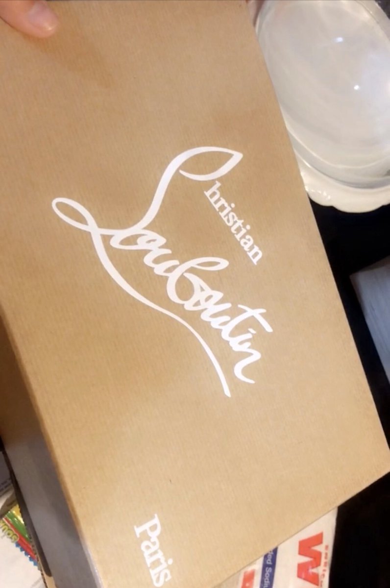 KatelynAcuna's tweet photo. I will never forget this moment ๐ญ #ChristianLouboutin #MyFirstPair #weddingShoes https://t.co/7yQobVnUgR