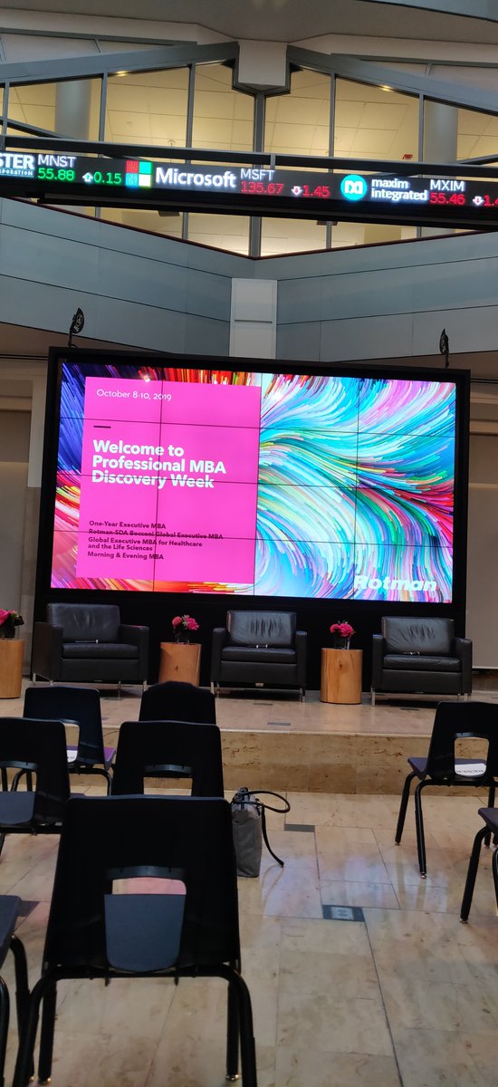 alokalamban's tweet photo. Interesting evening discovering #RotmanMBA,
best business school in the country https://t.co/Y4Sy1SzfHh
