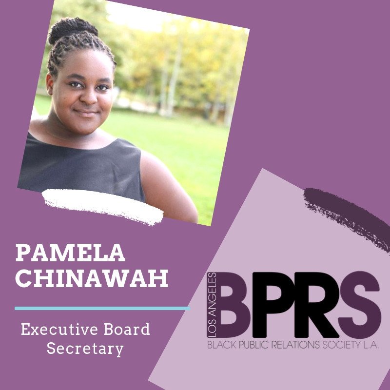 BPRSLA's tweet photo. 🔔 MAY WE HAVE YOUR ATTENTION: We have an announcement! #BPRSLA Appoints Pamela Chinawah .
.@_PamC as the Executive Board Secretary!
We are preparing for 2020! During October you want to standby for lots of opportunities to join & become more involved w/ #BPRSLA. #StayTuned https://t.co/iuayy8YWo7