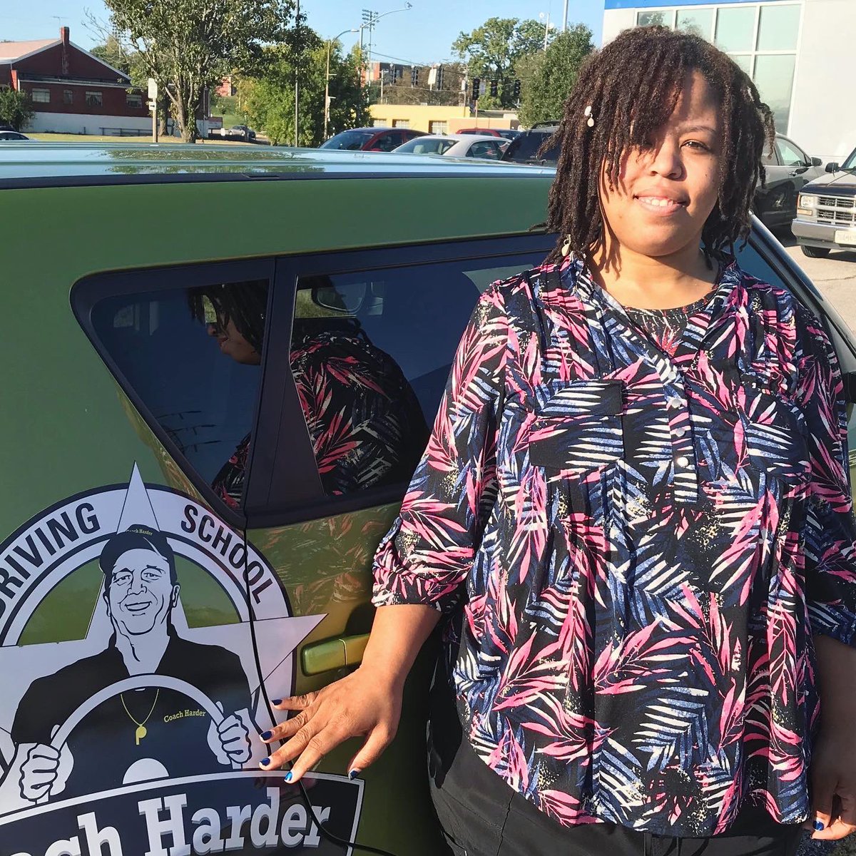 CoachHarderSTL's tweet photo. We have a double feature today! Latoya &amp; Maddi passed their driving tests! 🎉
Congrats, ladies! Thanks for driving with us at CHDS!
_
Interested in taking our driving courses? Call us! 📞 314-222-3938 | M-F 9AM-5PM
#drivelikeachampion #choosecoachharder #coachharderdrivingschool https://t.co/XAu9zk2mGy