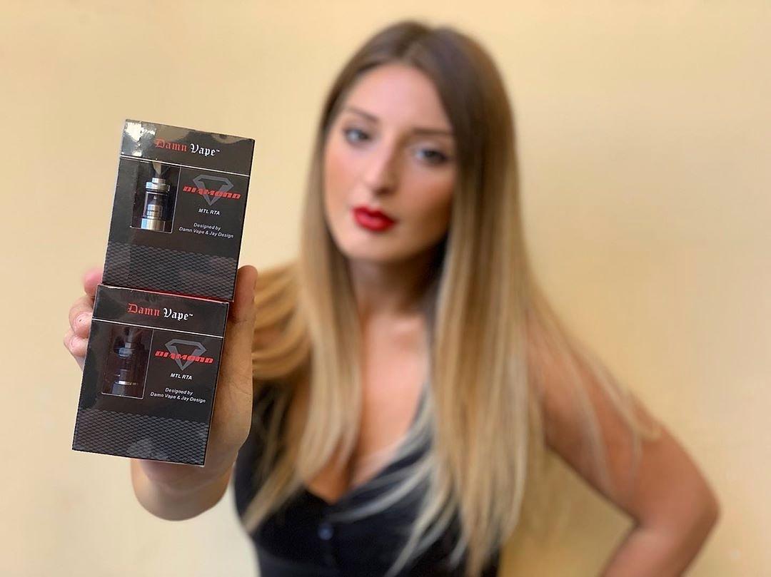 Repost from @ meryon__ 

Diamond MTL RTA 22mm by DAMN VAPE