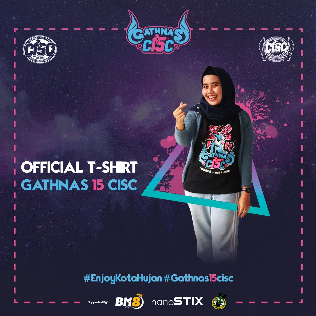 CISCkuningan_'s tweet photo. T-Shirt Ekslusif.

Hanya tersedia khusus untuk peserta Gathnas 15 CISC.

Yuk daftarkan diri kamu segera dan dapatkan T-Shirt-nya!

#ThisIsCISC
#GathNas15CISC
#ThePrideofCISC
#STIXwithCISC
#EnjoyKotaHujan https://t.co/RdyLKkk0jm