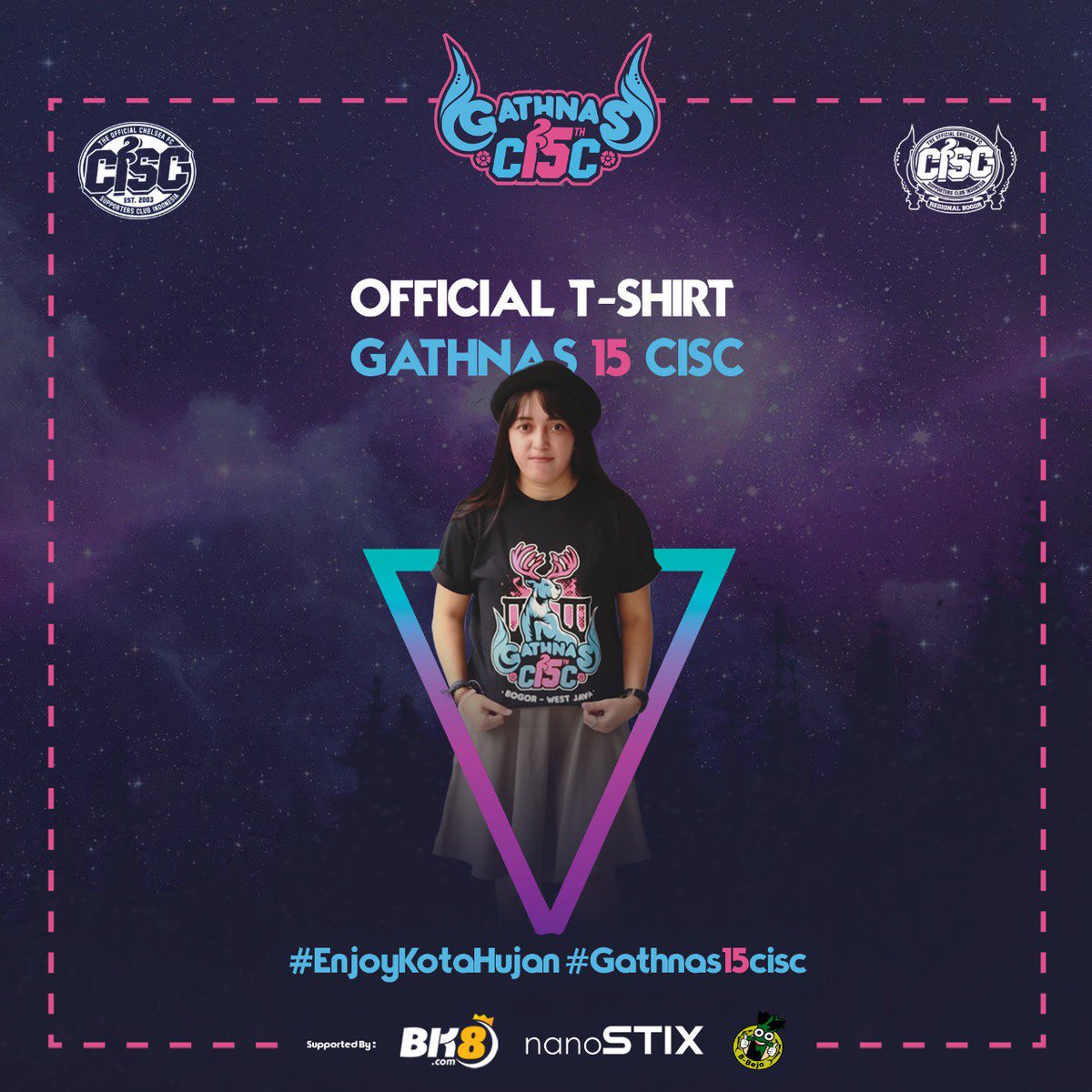 CISCkuningan_'s tweet photo. T-Shirt Ekslusif.

Hanya tersedia khusus untuk peserta Gathnas 15 CISC.

Yuk daftarkan diri kamu segera dan dapatkan T-Shirt-nya!

#ThisIsCISC
#GathNas15CISC
#ThePrideofCISC
#STIXwithCISC
#EnjoyKotaHujan https://t.co/RdyLKkk0jm