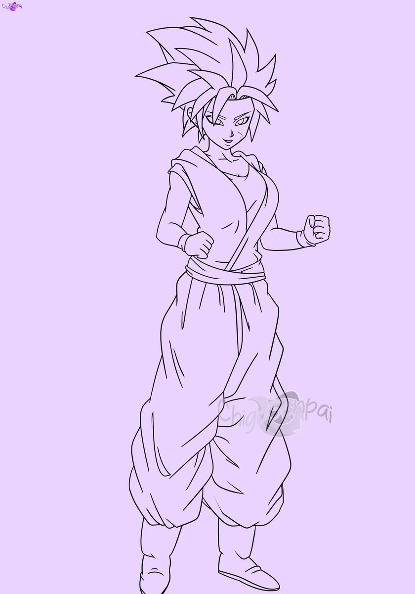 Chigosenpai Commissions Closed On Twitter Commission Violet Ssj Purpura Full Art Lines I Realy Hope You All Like What I Create Please Be Sure To Check More Of My Stuff On