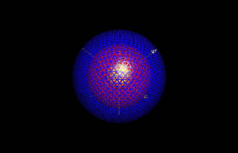 SumPunkWhoCares's tweet image. #MathTalk:
I was using grapher on my MacBook to illustrate to my youngest son how to graph circles in 2D #CartesianCoordinates with x^2+y^2=r &amp;amp; spheres in 3D coordinates using x^2+y^2+z^2=r, or radius. By changing r we graphed 2 spheres inside a 3rd. This is the result.