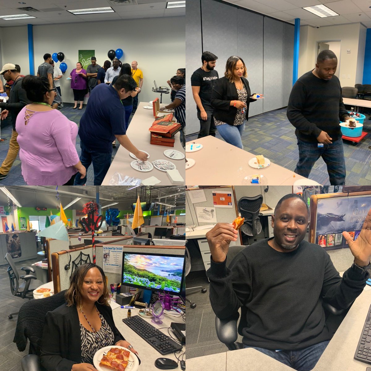 Celebrating customer service week with some 🍕 🥤 and 😋 #pizza #food #Tugglenation #Lifeatatt <a href="/Austin_MSS/">Austin MSS CC</a> <a href="/ATT/">AT&T</a>