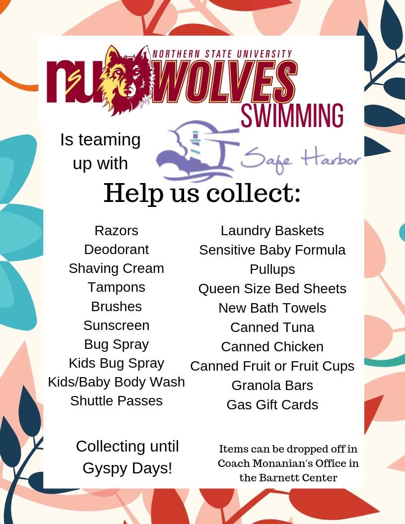 CoachMonanian's tweet photo. 3️⃣ DAYS left in our collection drive! Join us in supporting @SafeHarborSD by donating items they need for our Aberdeen community! #goWolves #CommunityUnity #GypsyDays #safeharbor https://t.co/jjUnE8bbQB