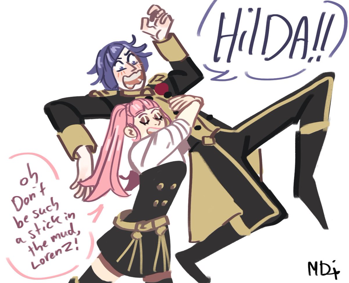 Lorenz and hilda bffs 💃💃💃 