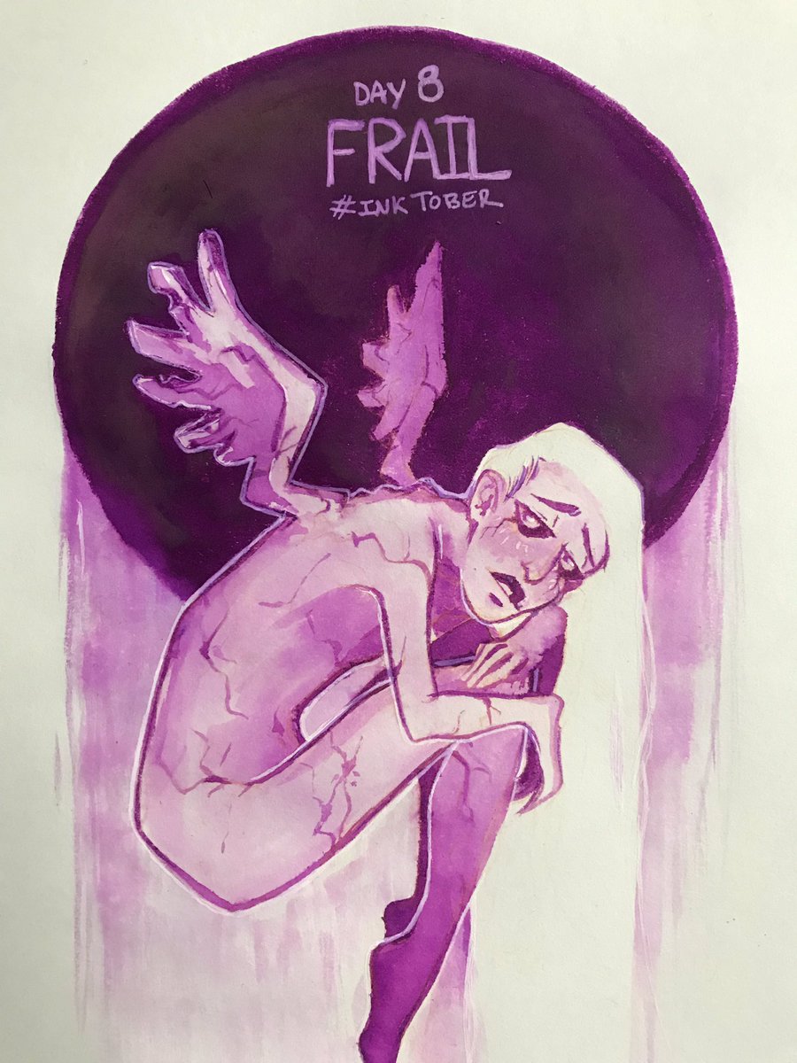 MariMendes_S2's tweet photo. Vocês pensaram que eu não ia rebolar a- quer dizer- desenhar hoje??
.
#Inktober2019 #inktober #day8frail #frail #stoneangel #dia8fragil #traditionalart #illustration https://t.co/iEl7lcwIQG