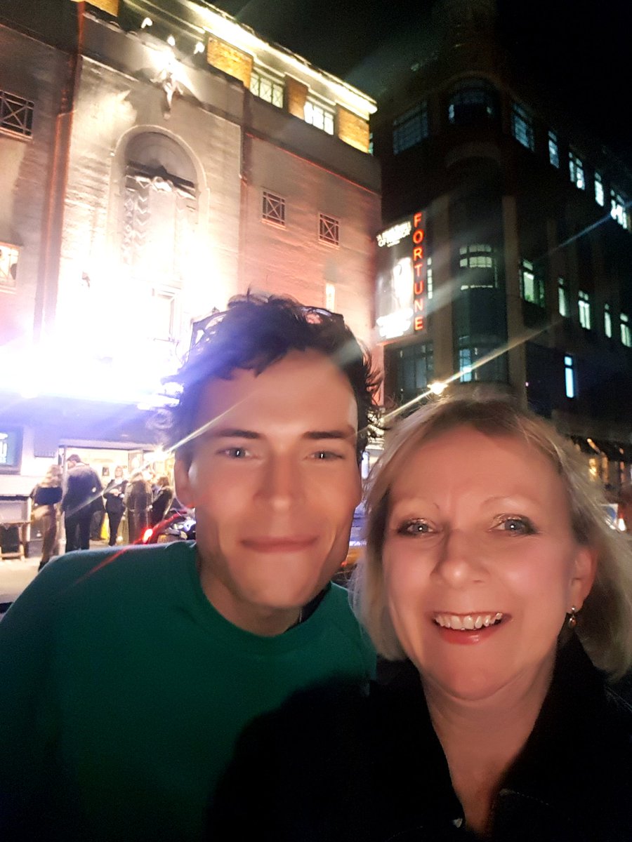 HELENLANGLEY3's tweet photo. Fantastic evening with my wonderful nephew @JackM_Actor watching @Womaninblack_UK which still terrifies me. Well done #MatthewSpencer #StuartFox for a great performance of this incredible, eerie story @susanhillwriter https://t.co/HSa88xt61P