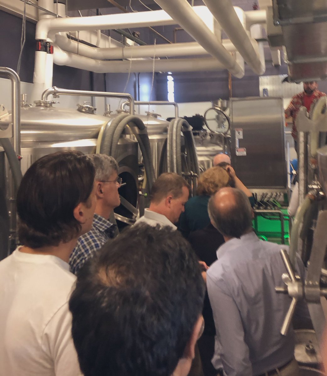 Economists take a field trip to a brewery!