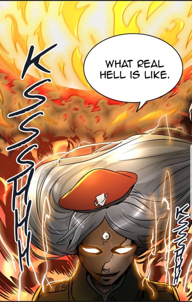 #حرق
 اللي يسويه SIU في #TowerOfGod شيء مش طبيعي أبدًا.. كتابة قصصية رائعة، رسم خارق، قتالات خُرافية، وزن الشخصيات ، جعل من آرك تمهيدي آرك جنوني لأبعد حد. اللي يمسكني ما أقول افضل عمل بالتاريخ هو محاولة كبحي لحماسي المتفجر بعد الشابتر،
لكن تور يقدر يكون اجمل عمل بالتاريخ فعلًا.