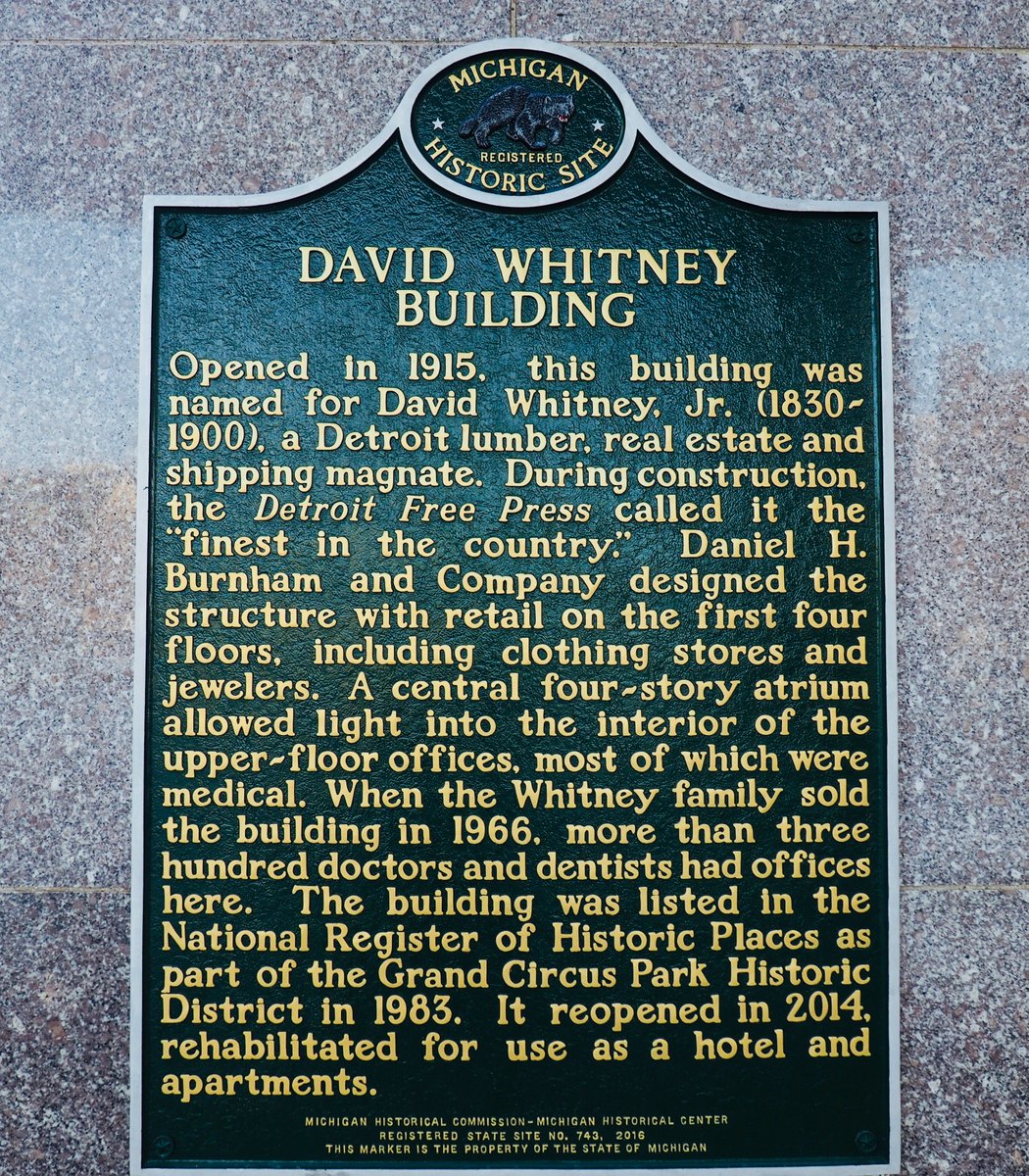 DavidWhitneyDET's tweet photo. When was the last time you stepped foot in our restored David Whitney Building? Book your stay in our Aloft hotel and take in the historic vibes everywhere you look.
#Detroit #DavidWhitneyBuilding https://t.co/WU1Ql7kyTV