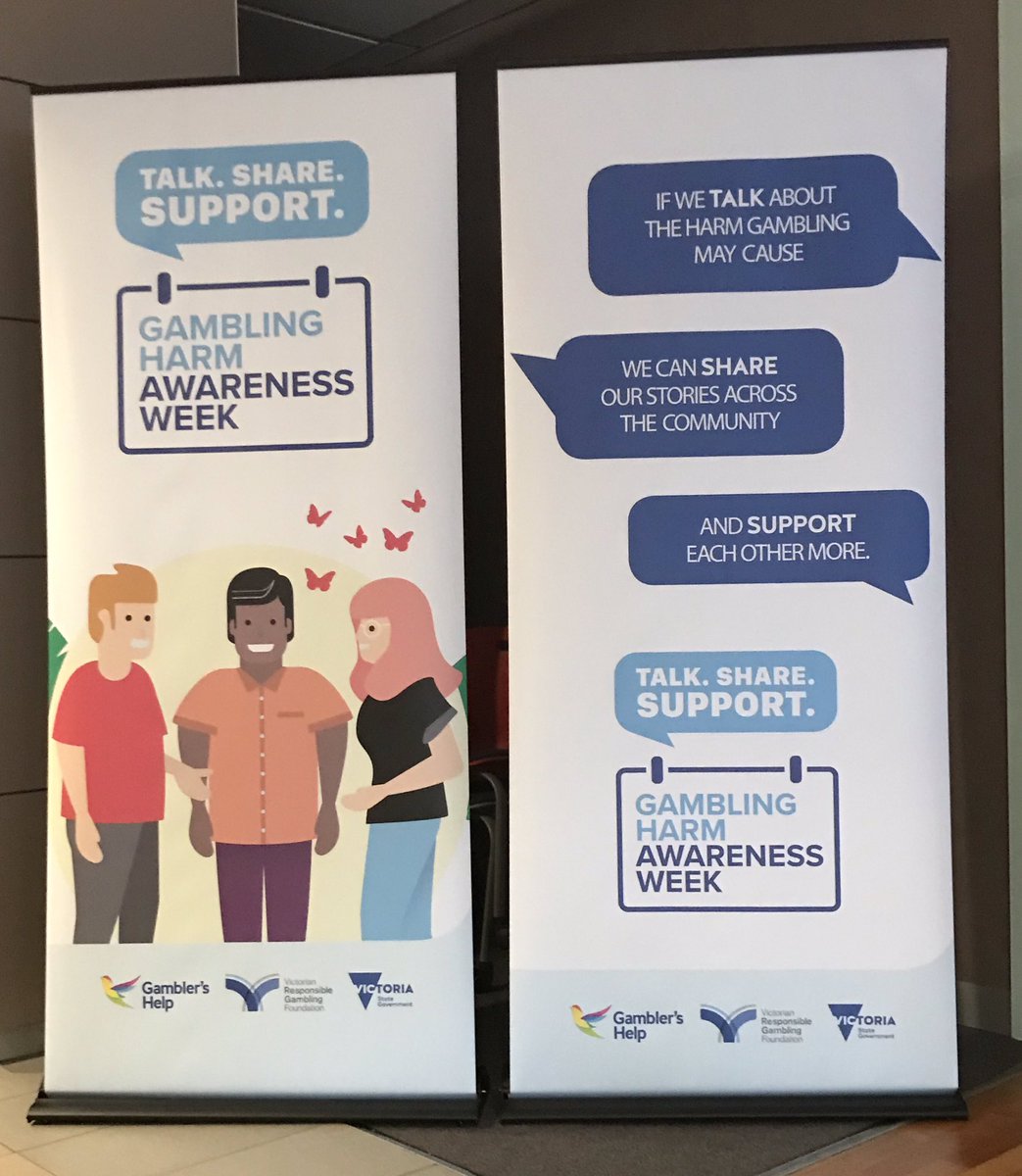 Excited to be hosting <a href="/vicsportAU/">Vicsport</a> <a href="/vicrgf/">Responsible Gambling</a> in Gambling Harm Awareness Week to discuss Shifting the Goal Posts on Sport Betting #TalkShareSupport <a href="/victoriauninews/">Victoria University</a> #LeadersInSport