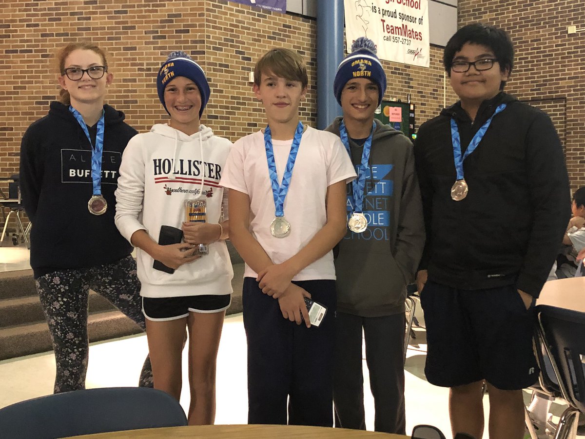 PreisterMath's tweet photo. @BuffettMagnet Mathletes took 2nd place today at the North High Math Contest!  #bobcatpride https://t.co/h6dX0GWBtj