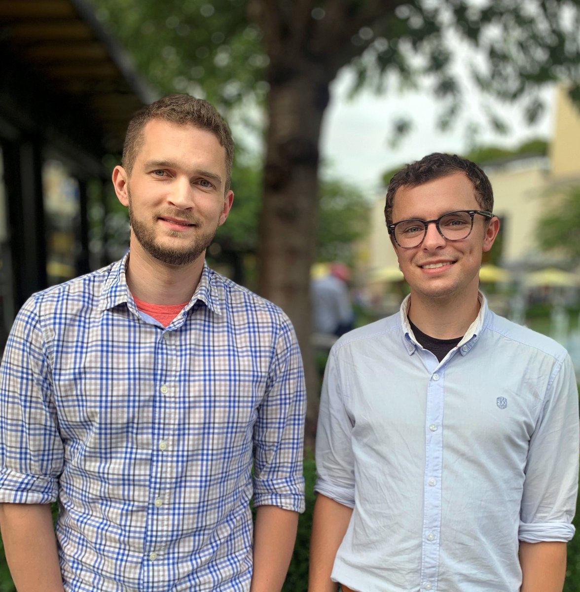 UBCIMP's tweet photo. QCHAT, a peer-support line and resource database for #LGBTQ2S youth in BC, took its first calls last night. Congratulations to #UBCIMP student Conor Zeer-Wanklyn and #yyj entrepreneur Corey McPherson, who co-founded the non-profit earlier this year. https://t.co/yfoNVqTfpz https://t.co/Xf5GSMuMm0