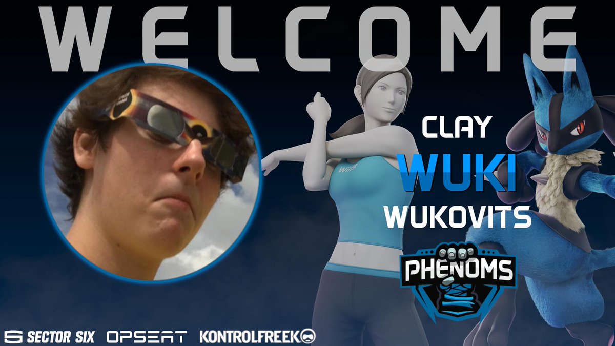PhenomsPro's tweet photo. ANNOUNCEMENT TIME!

We have another new friend joining us! We'd like to give a warm welcome to @ClayWuki as he joins as part of our Smash Ultimate family! Excited to have you with us! #BePhenomenal 💙 https://t.co/mTwkKH0My8