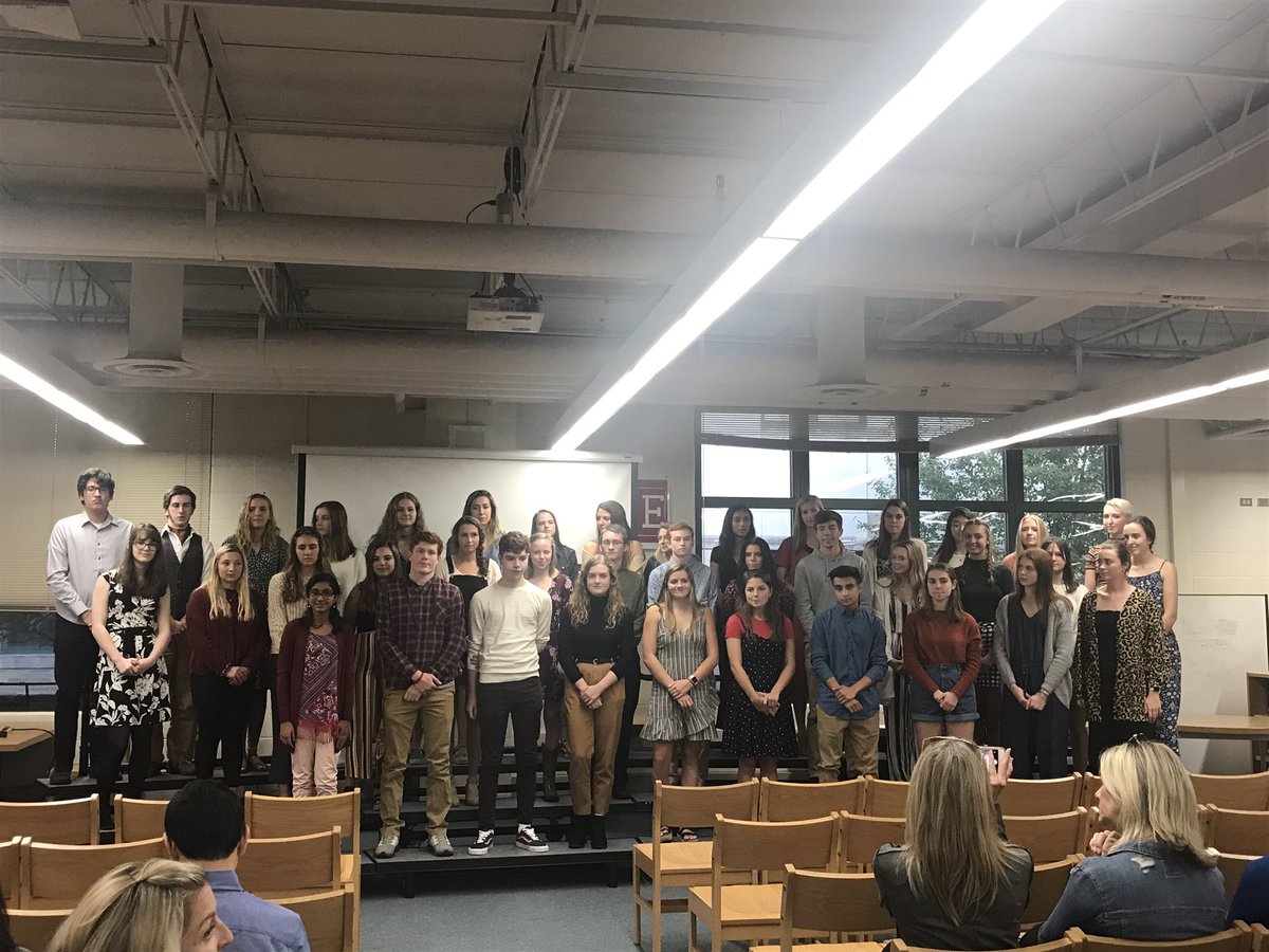 NEHSBatavia's tweet photo. Inductions for the 2019-2020 school year are done! Congrats to this wonderful group of seniors! https://t.co/vtF32sBwgm