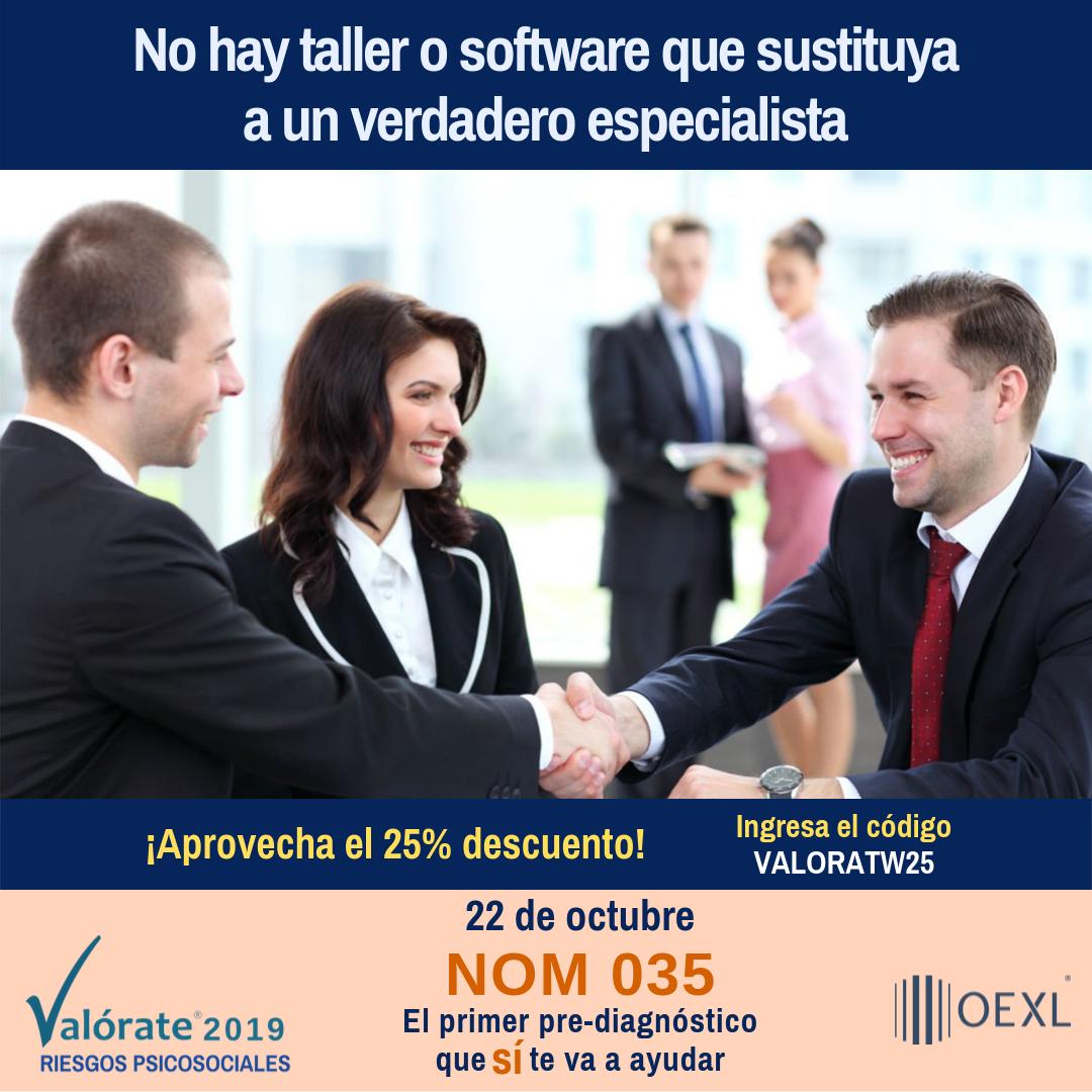 OEXL25's tweet photo. El cumplimiento obligatorio de la #NOM035 está cada vez más cerca y si aún tienes dudas, aprovecha los últimos lugares para obtener la guía de expertos. Usa el código promocional y sólo paga $1800 ¡Te esperamos! https://t.co/3ZO6kkJetJ #Norma035 #Valórate #OEXL https://t.co/a1Swk1wICE