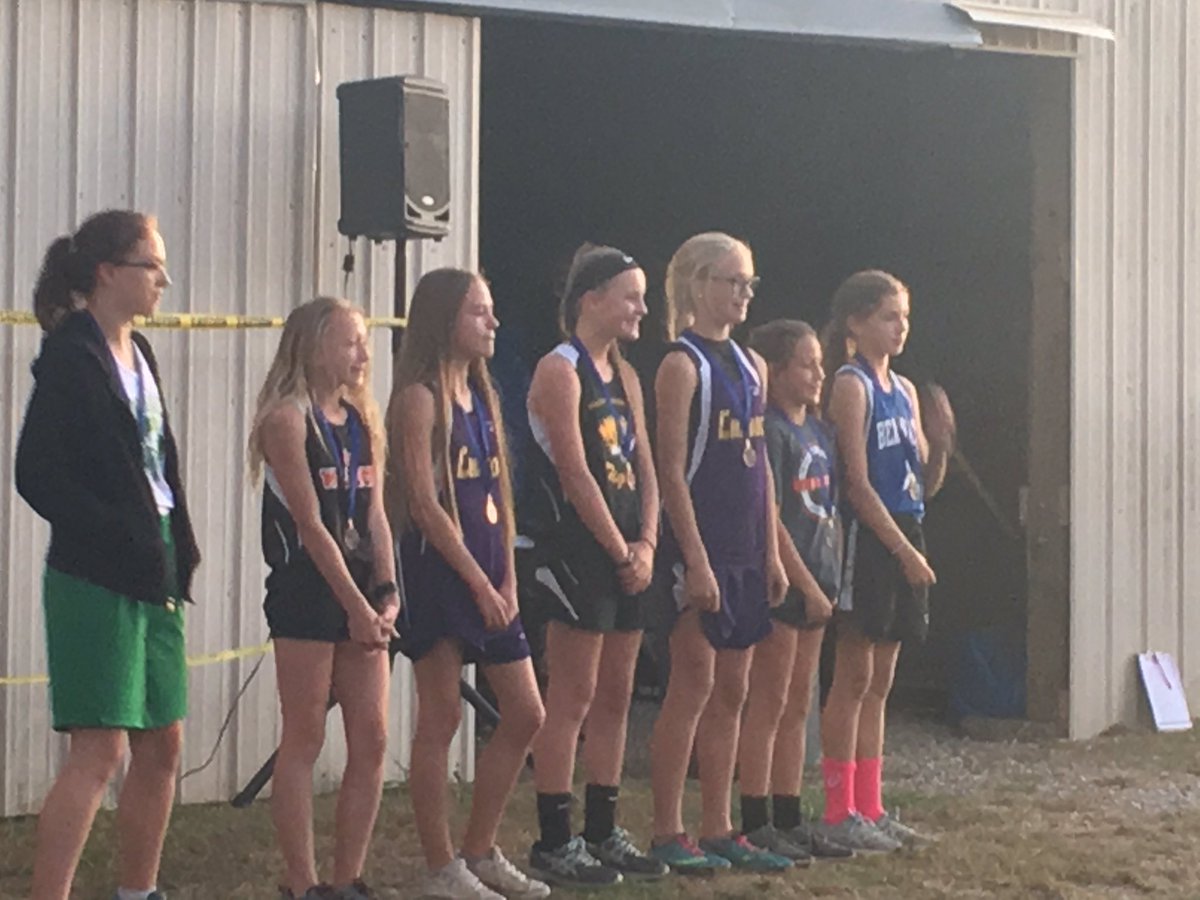 OMSTerry's tweet photo. Good day OMS XC!
Girls place 4th out of 13 schools, boys get 3rd of 12 schools!
Medalists are:
Ilene Limberg 2nd in 13:37
Bobby Coello 8th in 13:06 https://t.co/oaorBuOFKT
