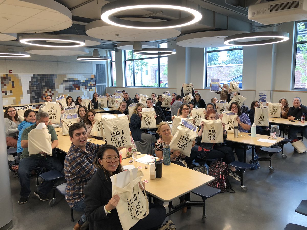 AbiRFrost's tweet photo. Awesome PD day today with @CPS_Chelsea Middle School ELA Teachers. Working towards our vision for all students to #leadaliteratelife https://t.co/pHDxkJrp8g