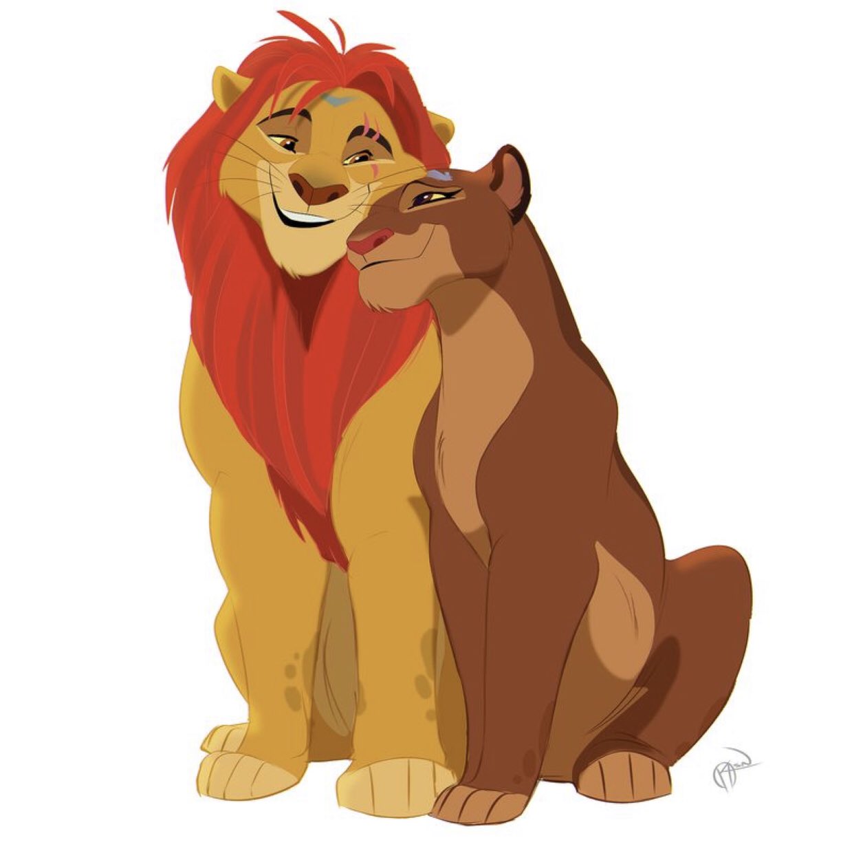 Король Лев Кайон и Рани