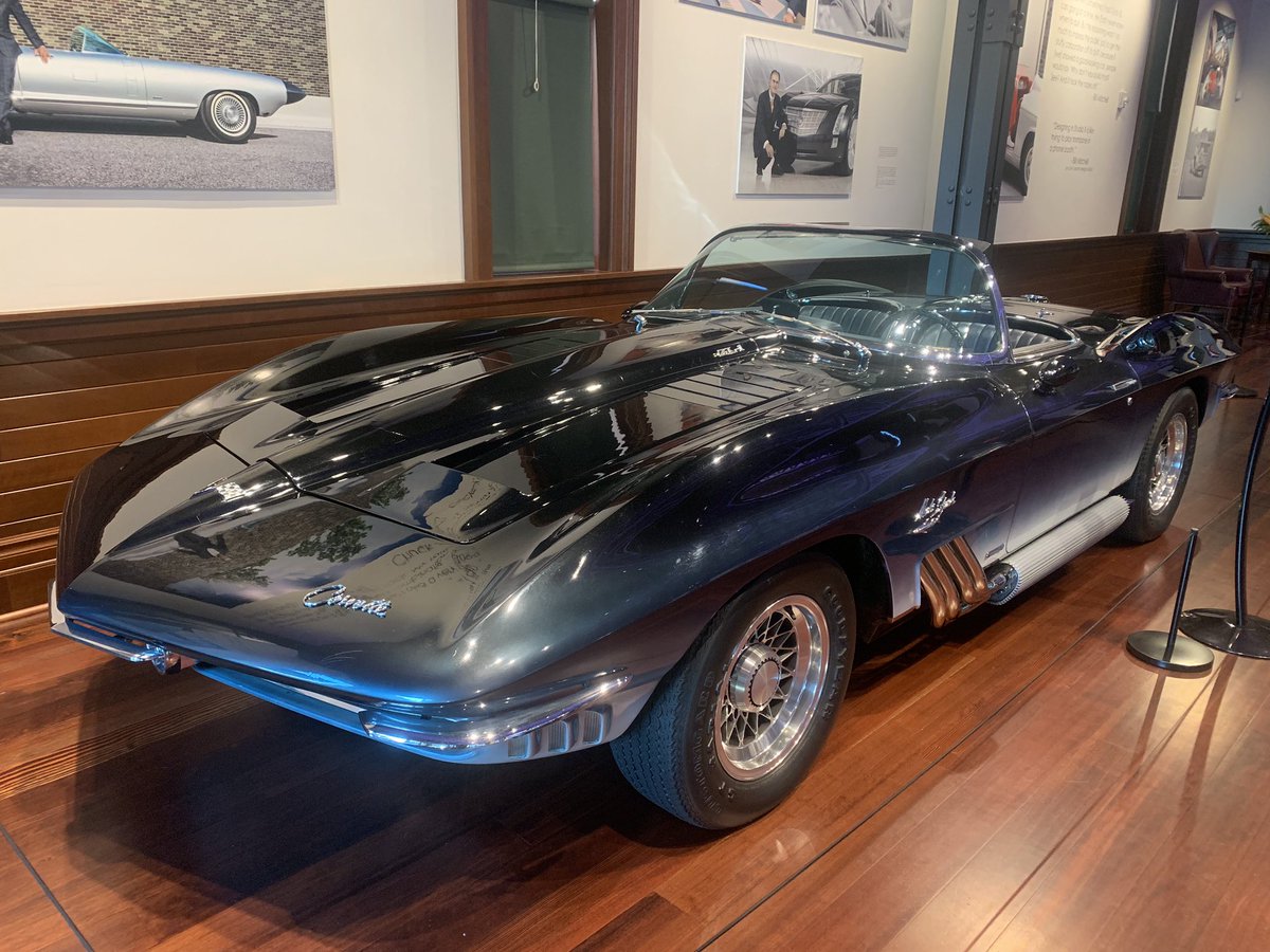 KenLingenfelter's tweet image. The famous Corvette Mako Shark was on display in the Audrain Automobile Museum In Newport Rhode Island last Sunday, I saw this car for the first time when I was 10 years old, it’s one of the cars that turned me into a Corvette guy at that early age, it made a huge impact on me !