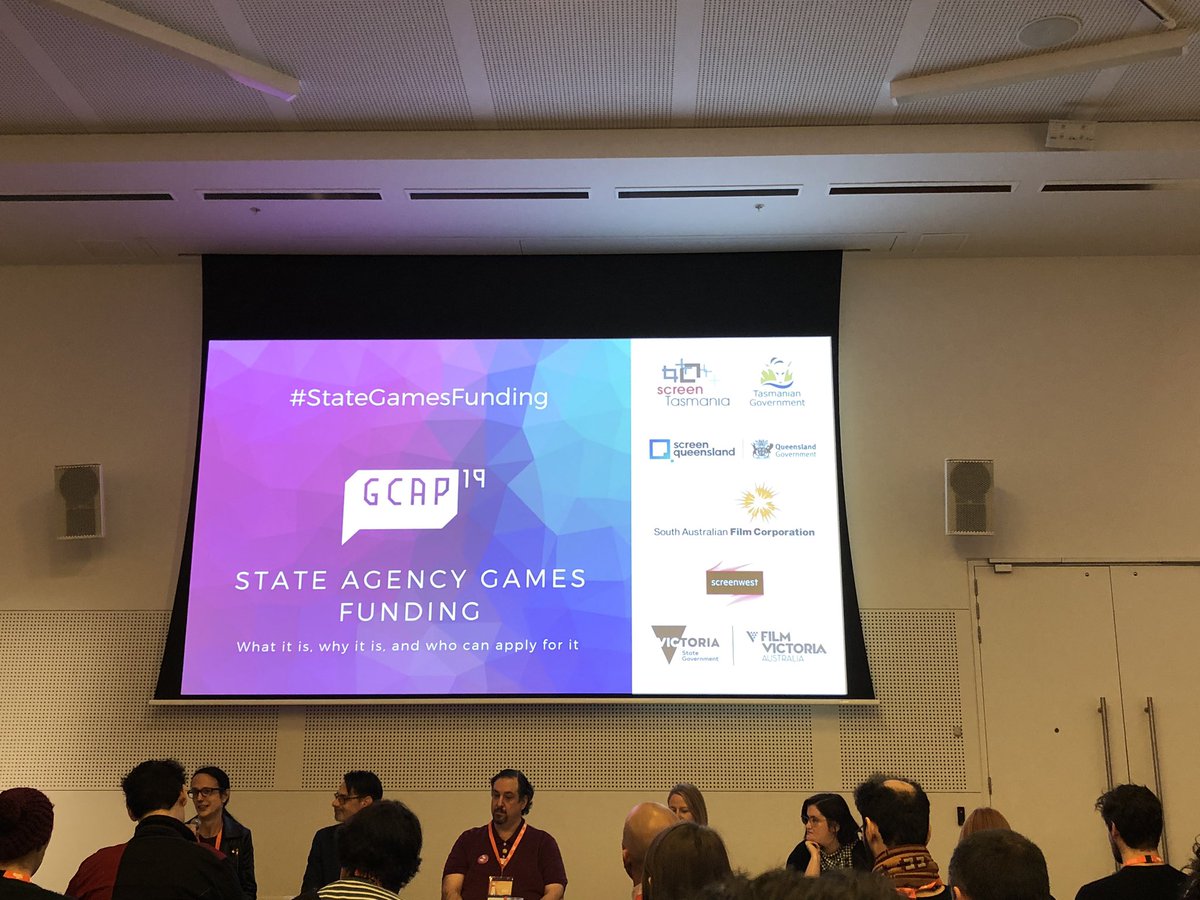 igea's tweet photo. Congratulations @jasonimms for pulling together the State Agency Games Funding panel at #GCAP19 and welcome @Screenwest @Screen_QLD @ScreenTasmania @FilmVictoria @SA_Film #StateGamesFunding https://t.co/bOOJkSZDLc