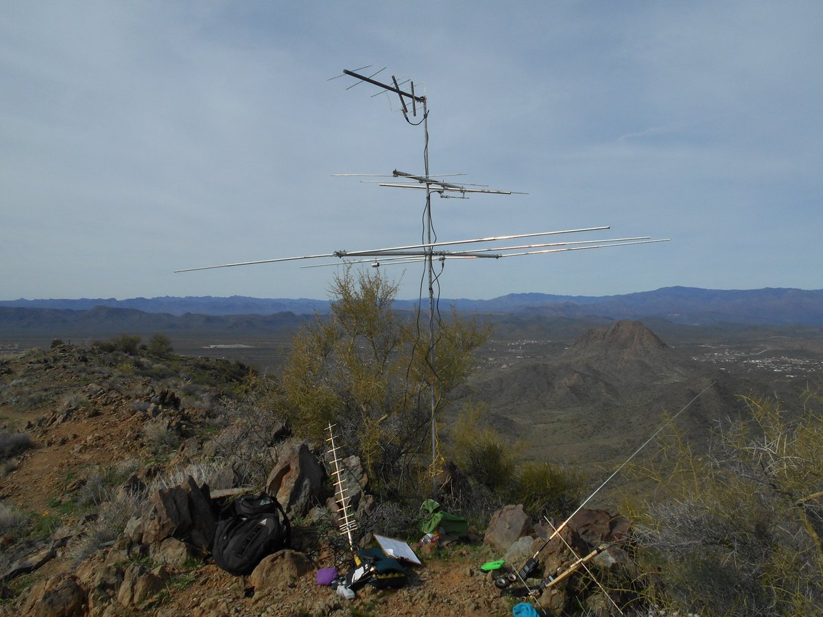 AZSOTA's tweet photo. Mark your calendars for the next #SummitsOnTheAir #W7A event ... January 19th is #VHFDesertMadness, on the Sunday of the @arrl VHF contest. Pick any summit, work #S2S on as many VHF bands as possible. HF is ... meh ... ok.
#SOTA #hamradio https://t.co/tFhl5rByJi