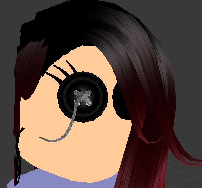 Beeism On Twitter I Sent The Button Eyes Dark Doll Bandana And Black Hair Just Yesterday So Hopefully They Get Approved So I Can Release Tonight - black button eyes roblox