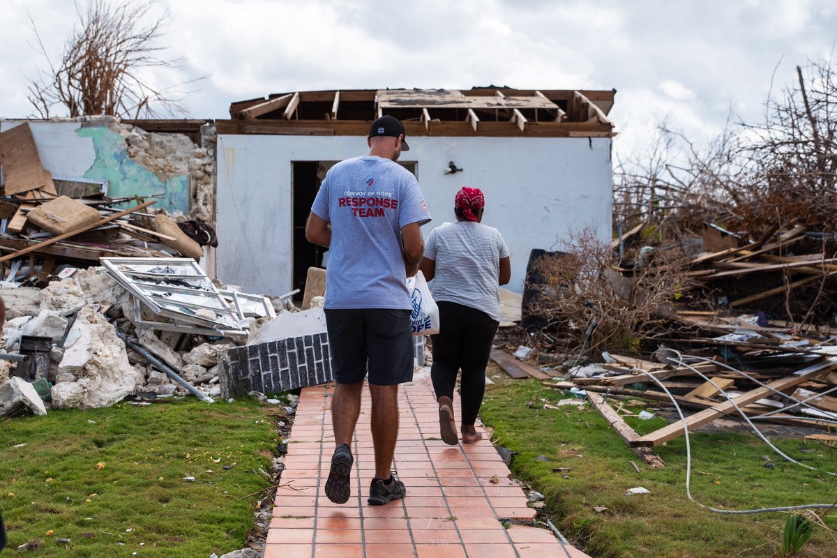 #Hope — that is what you are providing the thousands of people in the #Bahamas that were devastated by Hurricane Dorian more than a month ago. Your support of Convoy of Hope continues to bring real help and relief to the Bahamas, long term.