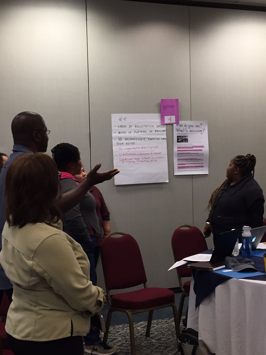 alfabetismo_yg's tweet photo. Science teacher leaders engaging with strategies to support struggling readers with literacy experiences. @CourtniBall @Professorkool2 @PGCPSLitTeam https://t.co/zomOPq7I9W