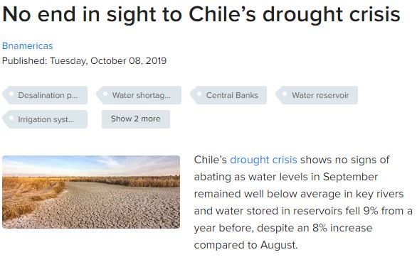 This is what the  #ClimateCrisis looks like in  #SouthAmerica right now."2019 is already the worst drought year in  #Chile’s history" https://www.bnamericas.com/en/news/no-end-in-sight-to-chiles-drought-crisis