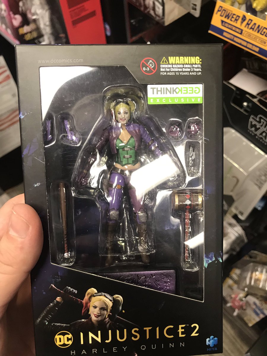 Galaxy_Junkyard's tweet image. Cool #HarleyQuinn #ThinkGeek #Joker variant #ActionFigure I found at #GameStop.