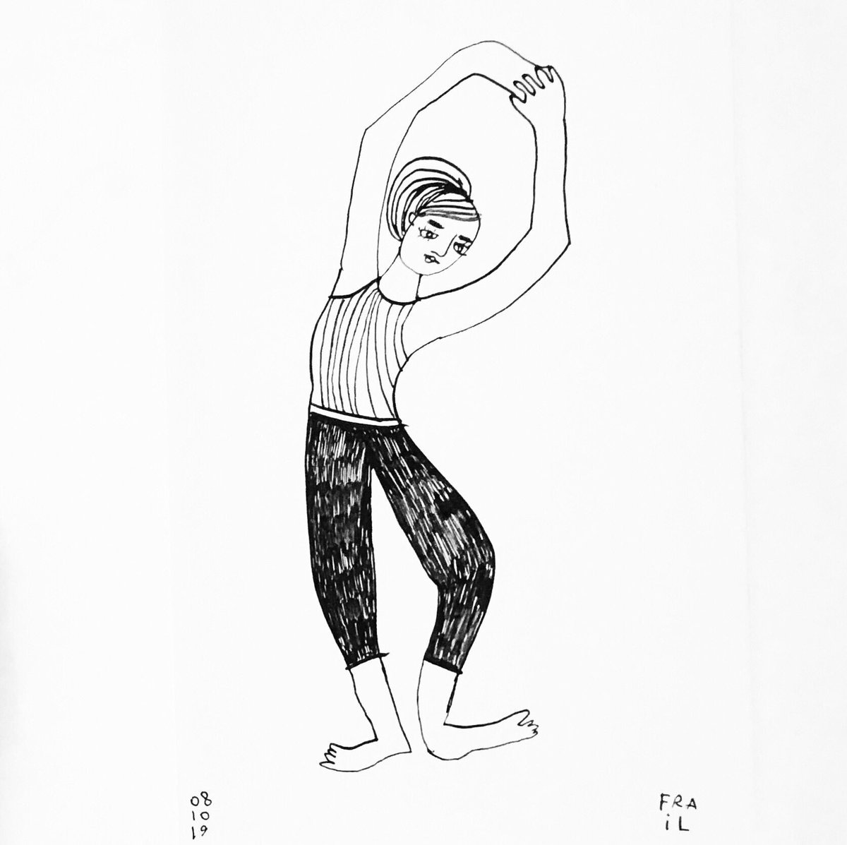 imlittlealice's tweet photo. #frail #inktober #inktober2019 08x31 • #baileydibujo #dibujobailando #dibujoybaile #dancedrawing #dancedraw https://t.co/JtVf4ZSp3T